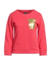 EMPORIO ARMANI EMPORIO ARMANI WOMAN SWEATSHIRT RED SIZE 12 COTTON