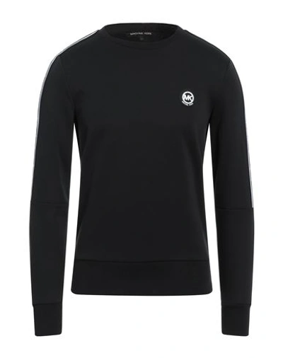 Michael Kors Mens Man Sweatshirt Black Size S Cotton, Polyester