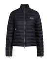 Duvetica Woman Down Jacket Navy Blue Size 10 Polyamide