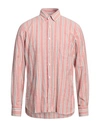 Alessandro Gherardi Man Shirt Brick Red Size Xxl Cotton In Red