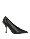 Valentino Rockstud Leather Stiletto Pumps In Black