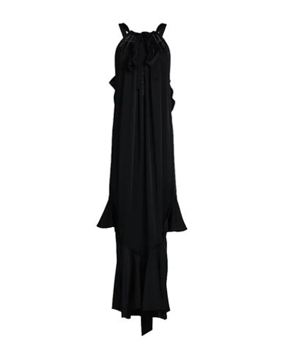 Maison Margiela Woman Maxi Dress Black Size 8 Acetate, Viscose