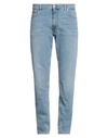 Trussardi Man Jeans Blue Size 31 Cotton, Polyester, Elastane In Blue
