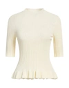 Maje Woman Sweater Pastel Yellow Size 3 Viscose, Polyamide In Yellow