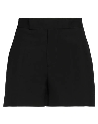 Sapio Woman Shorts & Bermuda Shorts Black Size 6 Wool