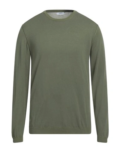 Jurta Man Sweater Military Green Size 44 Cotton