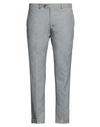 Barba Napoli Man Pants Light Grey Size 42 Virgin Wool