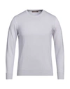 Cruciani Man Sweater Light Grey Size 48 Wool