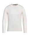 Cruciani Man Sweater Ivory Size 46 Wool In White
