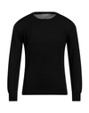 Cruciani Man Sweater Black Size 48 Wool