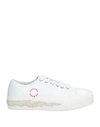 SANDRO SANDRO WOMAN SNEAKERS WHITE SIZE 6.5 LEATHER