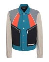Dsquared2 Man Jacket Deep Jade Size 36 Cotton, Elastane In Green