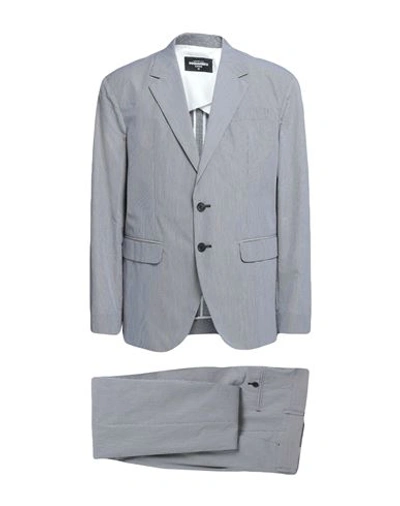 Dsquared2 Man Suit Black Size 38 Cotton, Polyamide