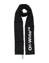 Off-white Woman Scarf Black Size - Polyester