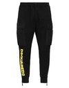 Shop Dsquared2 Man Pants Black Size Xxl Cotton