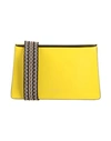 GIANNI CHIARINI GIANNI CHIARINI WOMAN CROSS-BODY BAG YELLOW SIZE - LEATHER