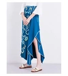 PETER PILOTTO Embroidered Crepe Skirt