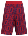 Dsquared2 Man Shorts & Bermuda Shorts Red Size L Wool, Polyester In Red