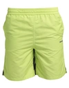 Off-white Man Swim Trunks Acid Green Size L Polyester