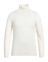 Mauro Ottaviani Man Turtleneck Cream Size 44 Cashmere In White