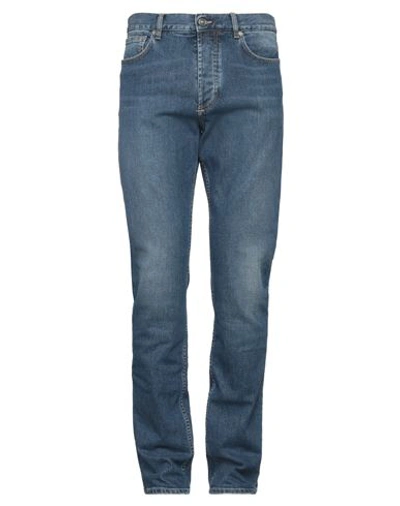 Givenchy Man Jeans Blue Size 33 Cotton, Elastane