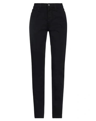 Emporio Armani Woman Jeans Black Size 31 Cotton, Polyester, Viscose, Elastane