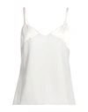 Max Mara Woman Top Cream Size 6 Virgin Wool, Elastane, Silk In White