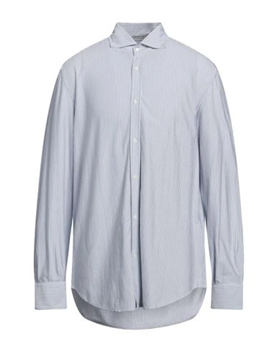 Brunello Cucinelli Man Shirt Light Blue Size 48 Cotton