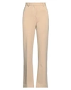 Circolo 1901 Woman Pants Beige Size 10 Cotton, Lycra