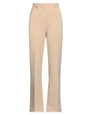 Circolo 1901 Woman Pants Beige Size 8 Cotton, Lycra