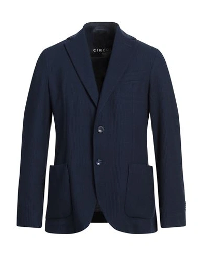 Circolo 1901 Man Blazer Navy Blue Size 44 Wool, Elastane