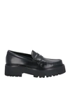 Celine Man Loafers Black Size 12 Leather In Green