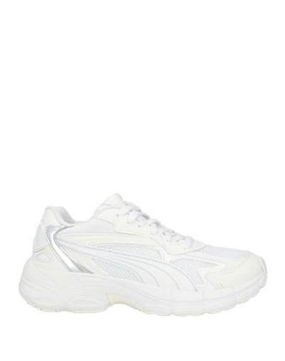 Puma Man Sneakers White Size 4.5 Textile Fibers