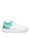 Nike Woman Sneakers Off White Size 6 Textile Fibers In Off White