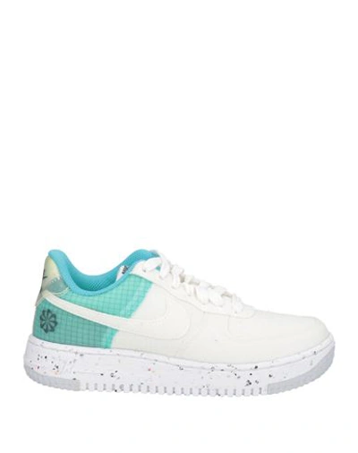 Nike Woman Sneakers Off White Size 6 Textile Fibers