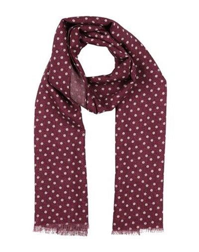 Scabal® Scabal Woman Scarf Burgundy Size - Wool In Red