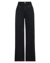 Isabel Marant Woman Denim Pants Black Size 8 Cotton In Black