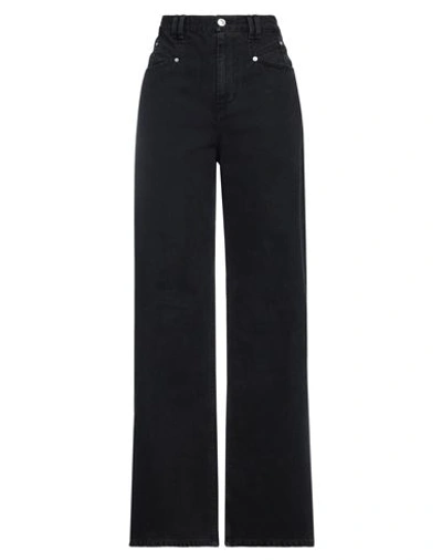 Isabel Marant Woman Denim Pants Black Size 8 Cotton