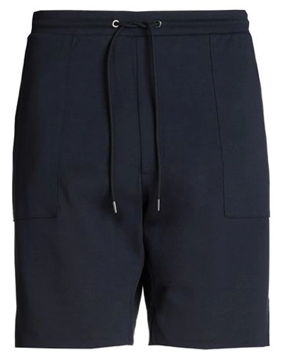 Michael Kors Mens Man Shorts & Bermuda Shorts Midnight Blue Size Xxl Cotton, Polyester