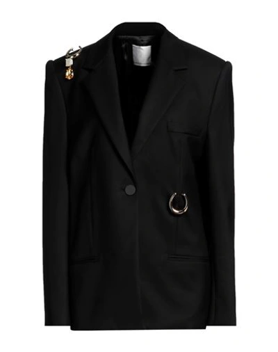 Christopher Esber Woman Blazer Black Size 6 Wool, Viscose, Polyester