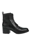 Niche Woman Ankle Boots Black Size 10 Leather