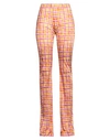 Dsquared2 Woman Pants Orange Size L Viscose In Orange