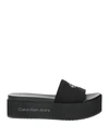 Calvin Klein Jeans Est.1978 Calvin Klein Jeans Woman Sandals Black Size 11 Recycled Paper