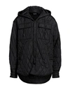 Dsquared2 Man Down Jacket Midnight Blue Size Xxl Polyamide In Blue