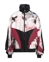 Balmain Man Jacket Red Size 38 Polyester, Elastane In Red