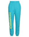 Dsquared2 Woman Pants Azure Size Xs Cotton In Blue
