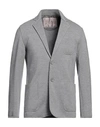 Herno Man Blazer Grey Size 50 Virgin Wool, Polyamide