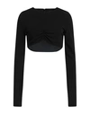 Dsquared2 Woman Top Black Size M Viscose In Black