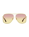 Victoria Beckham Navigator Vb132s Sunglasses Woman Sunglasses Pink Size 61 Metal, A