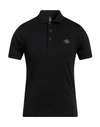 Replay Man Polo Shirt Black Size S Cotton